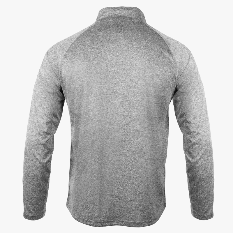 #F108 / Titanium Heather Striped 1/4 Zip