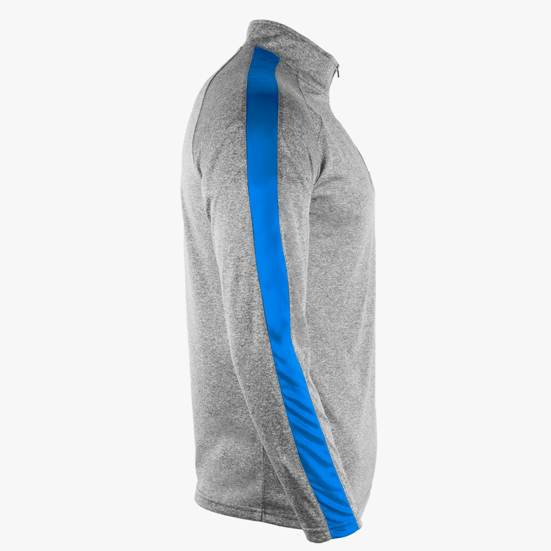 #F108 / Titanium Heather Striped 1/4 Zip