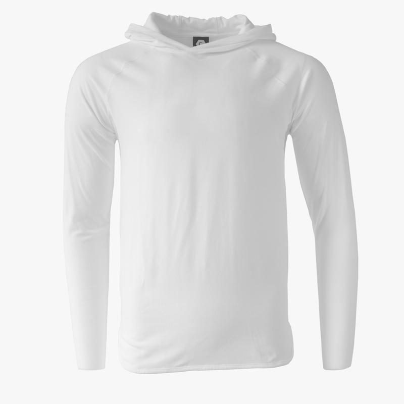 #H212 / Varsity Lightweight Drop-tail Long Sleeve Hoodie (Unisex)