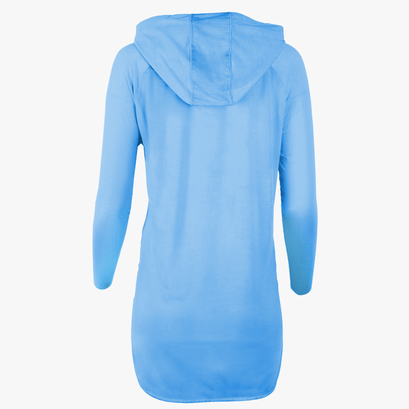 #H212 / Varsity Lightweight Drop-tail Long Sleeve Hoodie (Unisex)