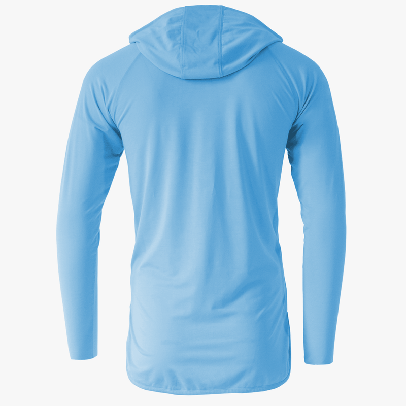 #H212 / Varsity Lightweight Drop-tail Long Sleeve Hoodie (Unisex)