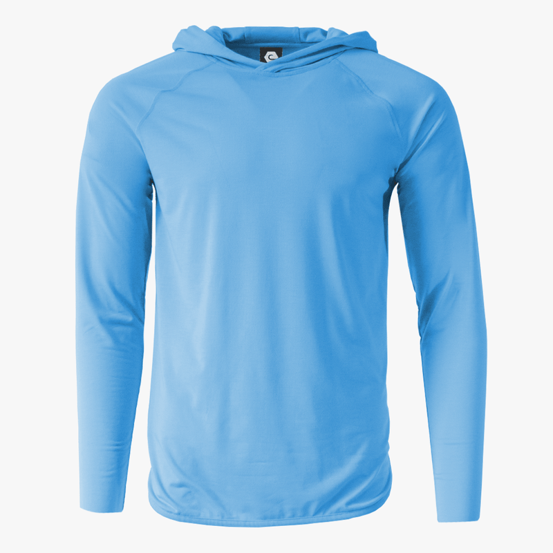 #H212 / Varsity Lightweight Drop-tail Long Sleeve Hoodie (Unisex)