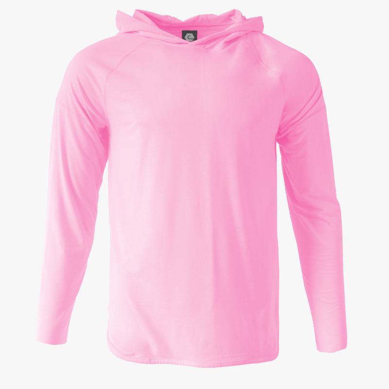 #H212 / Varsity Lightweight Drop-Tail Long Sleeve Hoodie (Unisex)