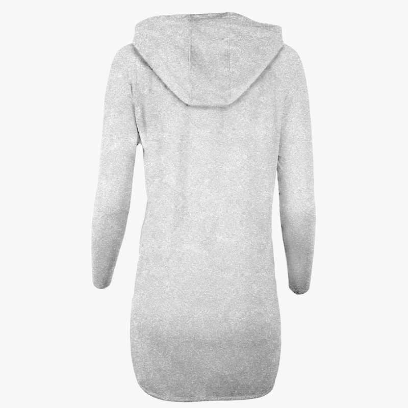 #H212 / Varsity Lightweight Drop-tail Long Sleeve Hoodie (Unisex)