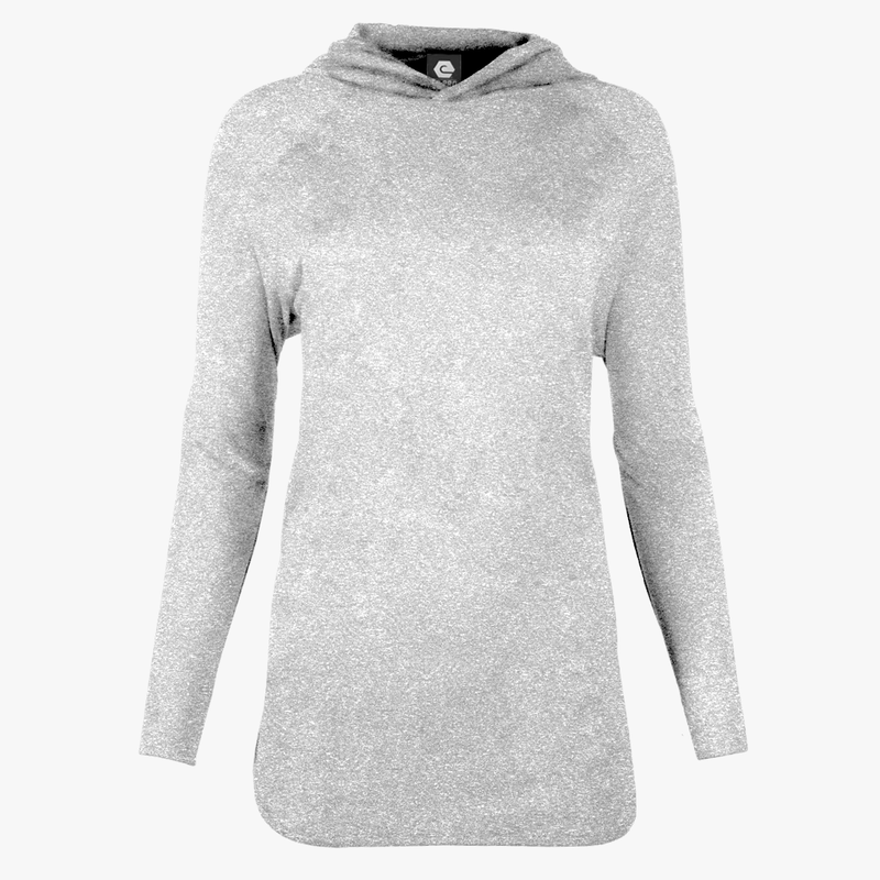 #H212 / Varsity Lightweight Drop-Tail Long Sleeve Hoodie (Unisex)