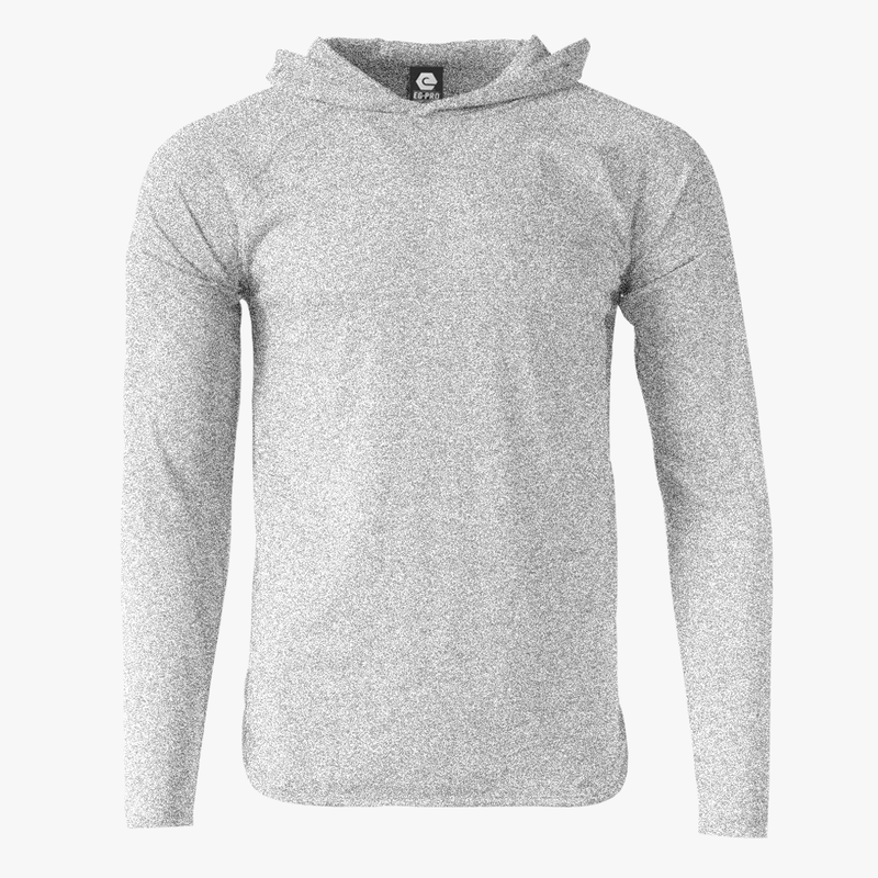 #H212 / Varsity Lightweight Drop-Tail Long Sleeve Hoodie (Unisex)