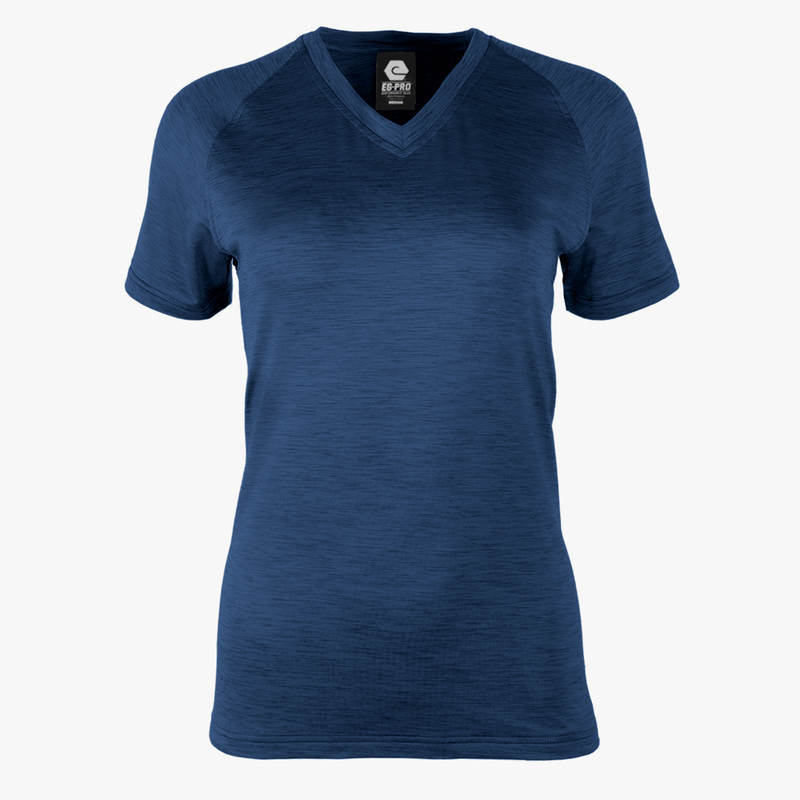 #L128 / Imperial Space Dye V-Neck Tee